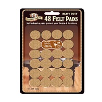 PARKER & BAILEY HEAVY DUTY FELT FURNITURE PADS 25mm - PACK 48