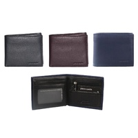 PIERRE CARDIN MENS BI-FOLD RFID PROTECTED WALLET -ITALIAN LEATHER -COLOUR OPTION