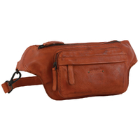 PIERRE CARDIN LEATHER SLING BAG - BROWN