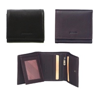 PIERRE CARDIN MENS TRI-FOLD RFID PROTECTED WALLET - ITALIAN LEATHER
