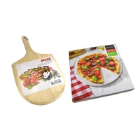 AL DENTE PIZZA COMBO PACK 33cm PIZZA STONE + SERVING RACK + PADDLE