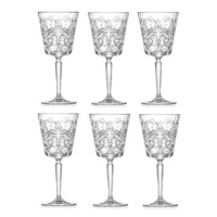 RCR TATTOO WINE GOBLET SET 6 - 290ml