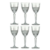 RCR BRILLIANTE WHITE WINE GLASSES 230ml - SET OF 6