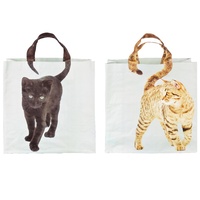 IS GIFT REUSABLE SHOPPING BAG - CATS