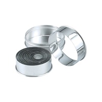 CHEF INOX 11 PIECE PLAIN ROUND CUTTER SET