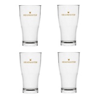 POLYSAFE CONICAL HEADMASTER SCHOONER GLASS 425ml - SET of 4