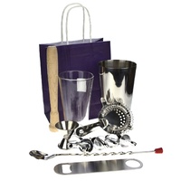 PURPLESPOILZ 10 PIECE BOSTON SHAKER SET WITH A FREE BAR BLADE CP