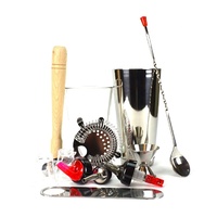 PURPLESPOILZ 10 PIECE BOSTON SHAKER SET WITH A FREE BAR BLADE