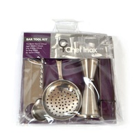 CHEF INOX 5 PIECE BAR TOOL KIT