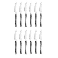 TABLEKRAFT AMALFI STAINLESS STEEL STEAK KNIFE - SET 12