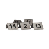 TRENTON A-FRAME STAINLESS STEEL TABLE NUMBERS