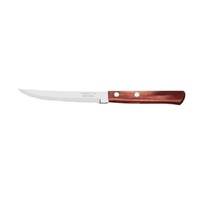 TRAMONTINA CHURRASCO SERRATED RED NARROW STEAK KNIFE 127mm