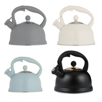 TYPHOON LIVING STAINLESS STEEL WHISTLING KETTLE - 1.8 Litre