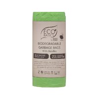 WHITE MAGIC ECO BASICS BIODEGRADABLE CORN STARCH GARBAGE BAGS - MEDIUM PACK 15