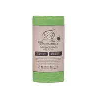 WHITE MAGIC ECO BASICS BIODEGRADABLE CORN STARCH GARBAGE BAGS - SMALL PACK 20