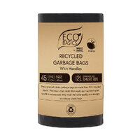 WHITE MAGIC ECO BASICS BIODEGRADABLE GARBAGE BAGS - SMALL PACK 45