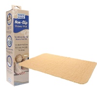WHITE MAGIC NON-SLIP SHOWER MAT REGULAR - LATTE - 60 x 40cm