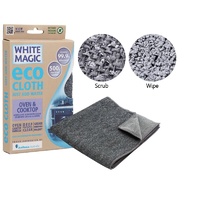 WHITE MAGIC ECO CLOTH OVEN & COOKTOP MICROFIBRE CLOTH 32 x 32cm