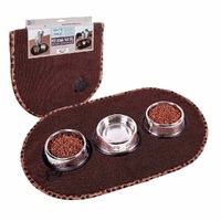 WHITE MAGIC PET BOWL MAT EXTRA LARGE 67 x 41cm