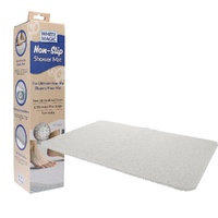 WHITE MAGIC NON-SLIP SHOWER MAT REGULAR - CREAM - 60 x 40cm