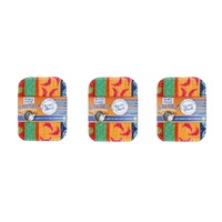 WHITE MAGIC SCRUBTASTIC FLAT POT SCRUBBER SET 3