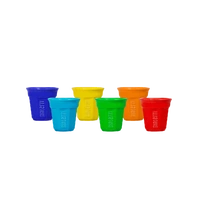 BIALETTI BICCHIERINI ESPRESSO COFFEE CUPS - MULTICOLOUR - SET OF 6